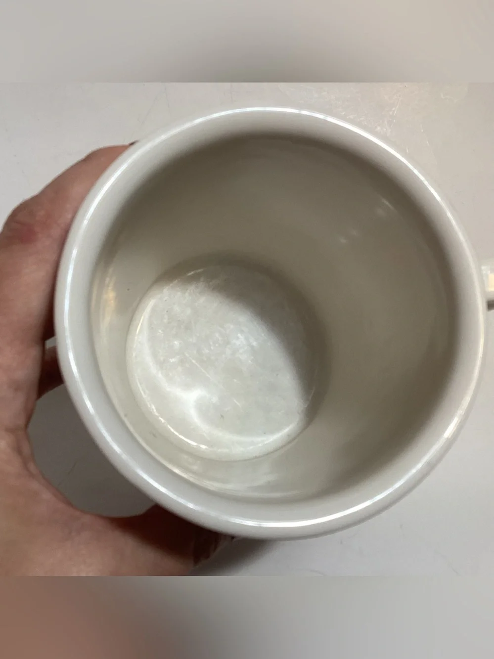 Anthropologie Monogram Letter F Shaving Style Mug